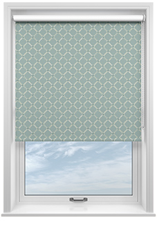Gianna, Antique Blue - Twist&Fit Roller Blind